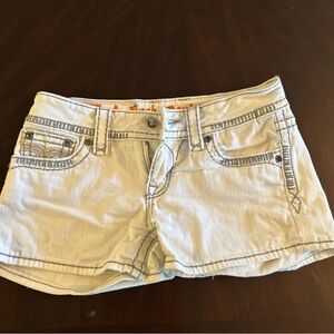 Rock Revival Bella (short) Shorts Womens 27  White  Denim